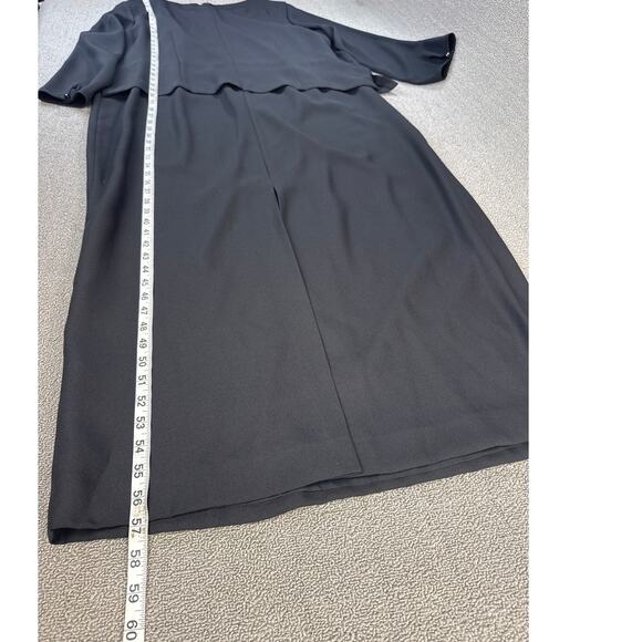 Elisabeth Liz Claiborne Formal Dress Long Sleeve Midi Classic Timeless Size 18 - Picture 10 of 10